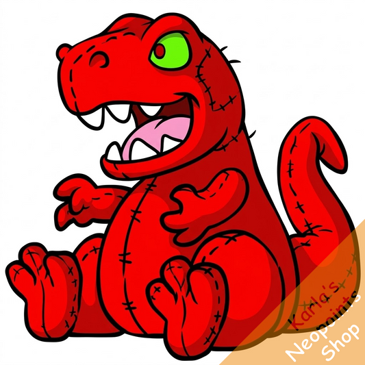 Magical Red Grarrl Plushie