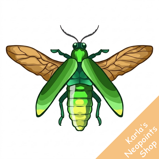 Flashy Winged Collectable Scarab