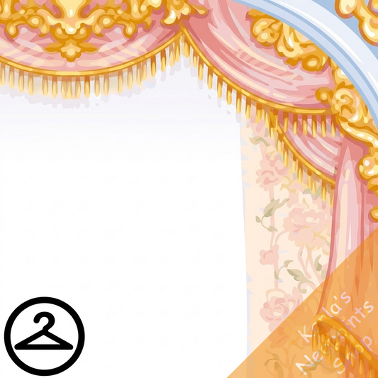 Elegant Royal Curtains Garland