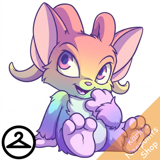 Prismatic Pastel: Adoring Rainbow Acara