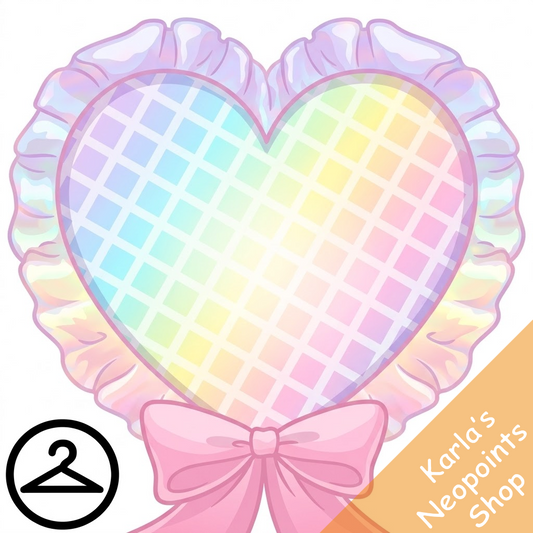 Kawaii Pastel Ruffled Heart Trinket