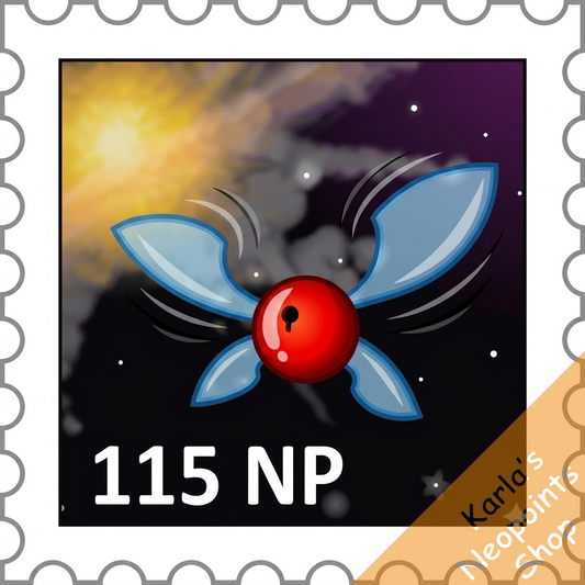 Exploding Space Bugs Stamp