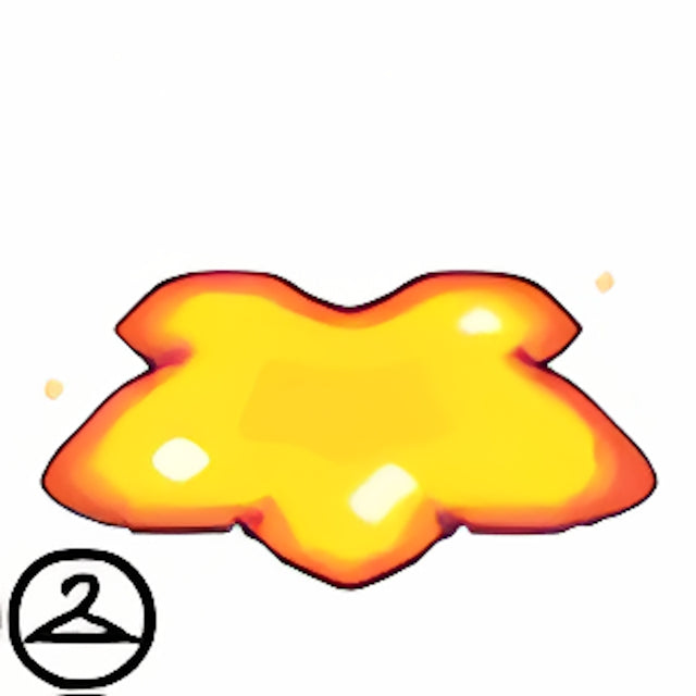 Giant Pixel Habbo Riding Gold Star