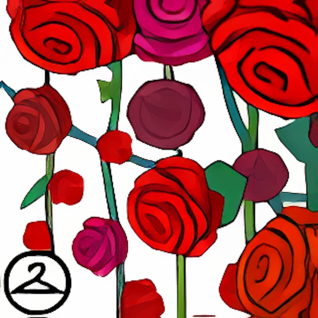 Pixel Habbo Hotel Draping Roses Garland