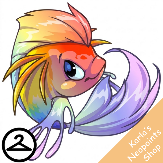 Adoring Rainbow Koi