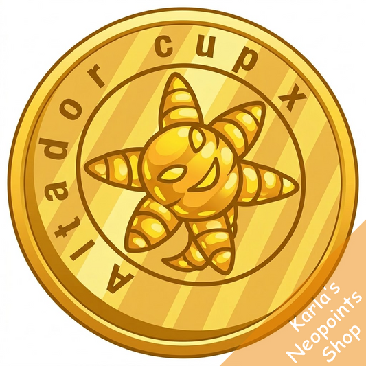 Altador Cup X Collectible Gold Coin