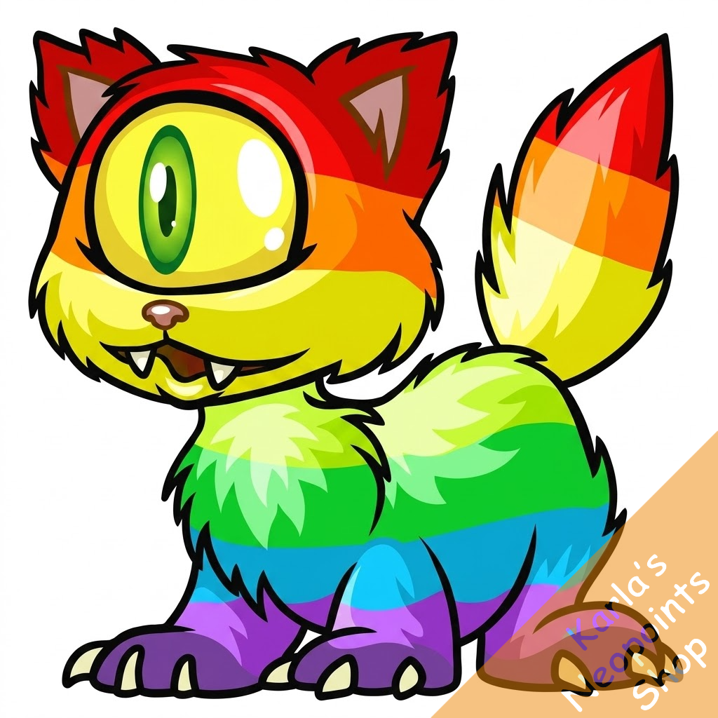 Rainbow Meowclops
