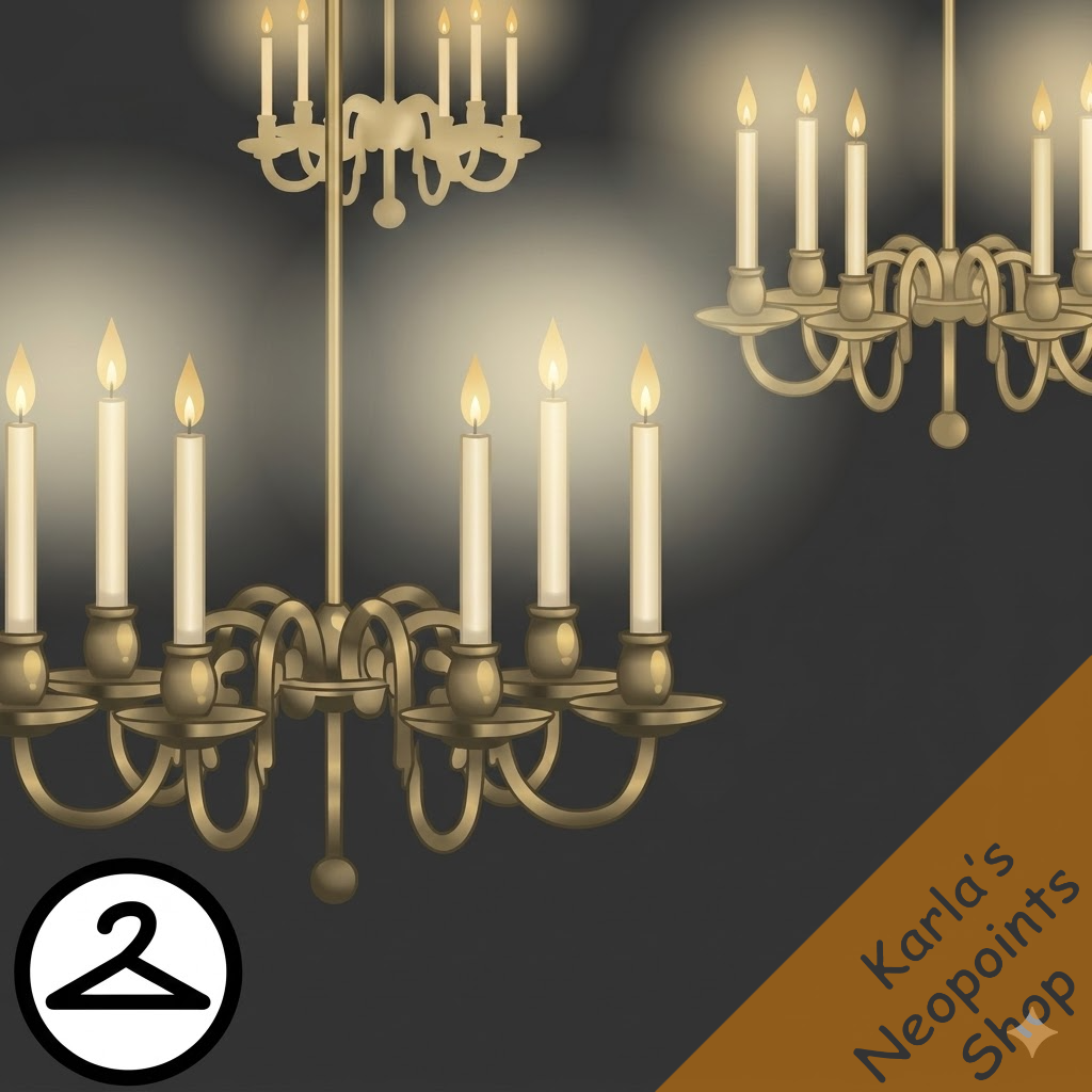 Floating Candelabra Garland