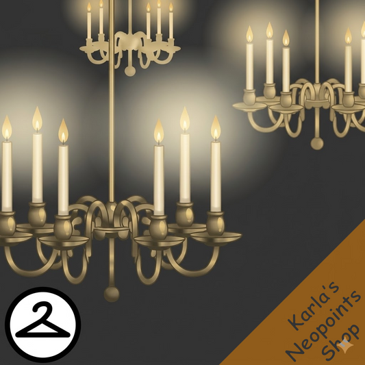 Floating Candelabra Garland