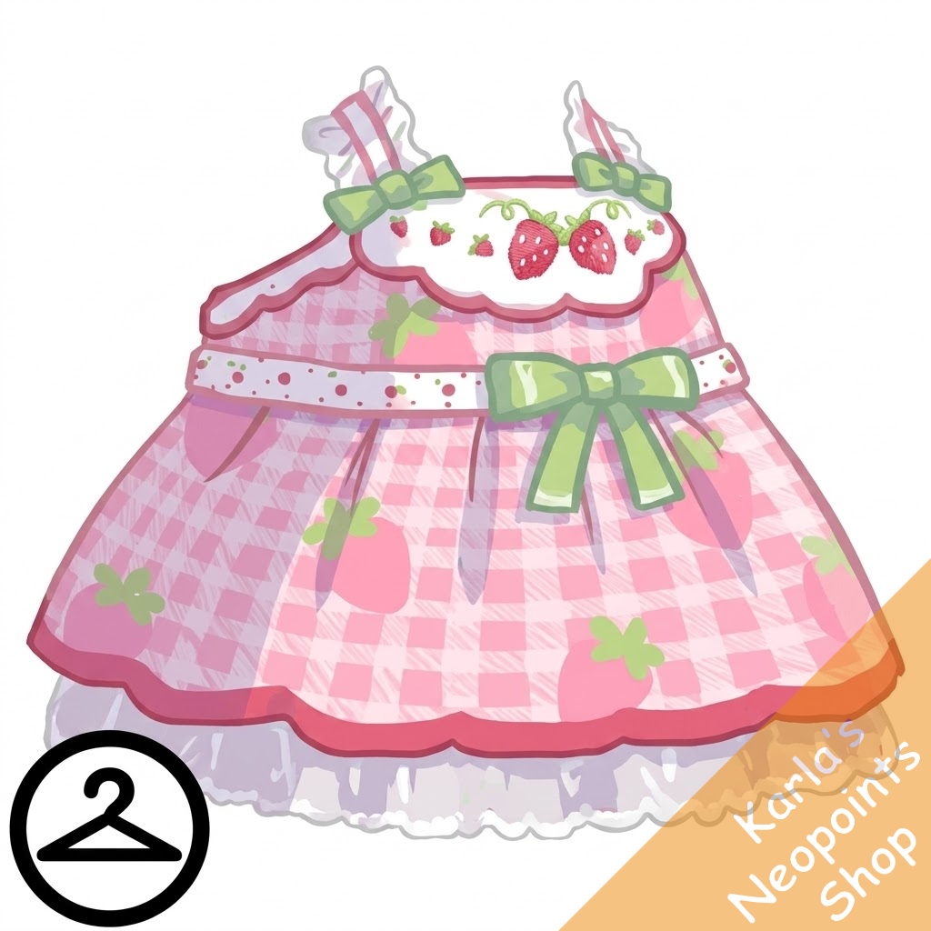 Strawberry Printed Dress