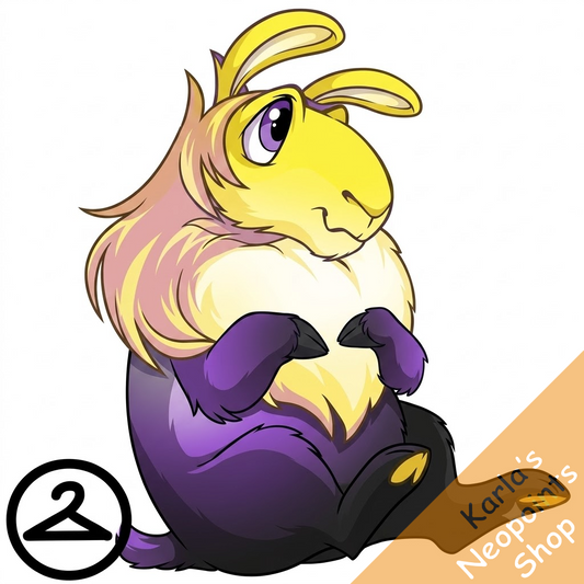 Prismatic Nonbinary: Adoring Rainbow Gnorbu