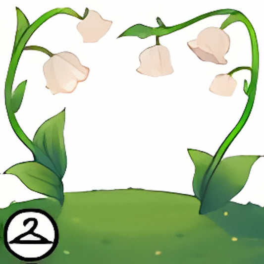 Beneath Giant Liy of the Valley Trinket