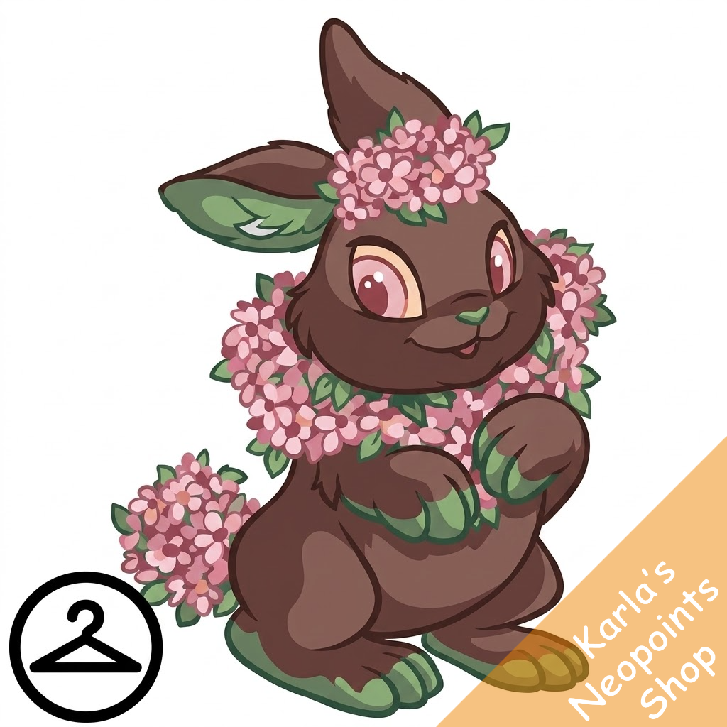 Prismatic Blossom: Blooming Woodland Cybunny