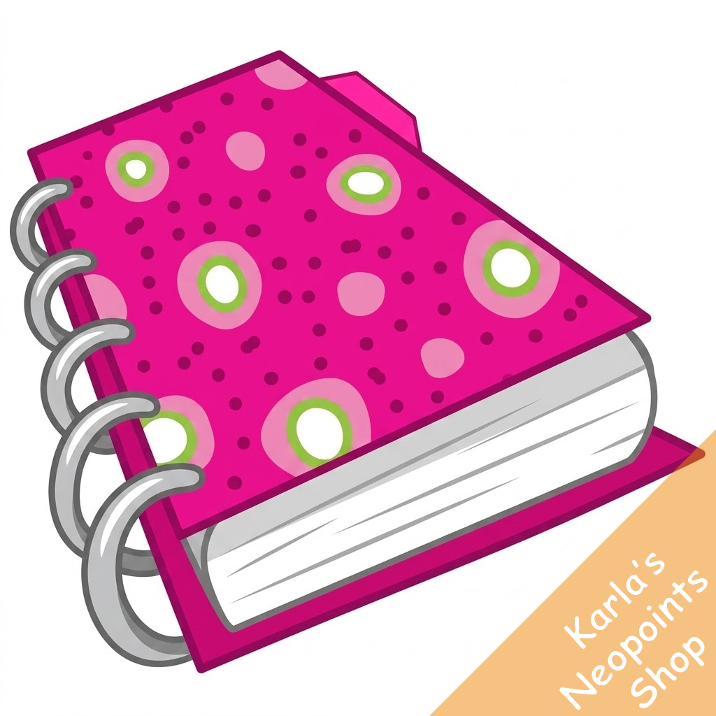Pink Circles Notepad