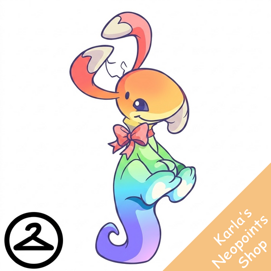 Prismatic Pastel: Adoring Rainbow Blumaroo