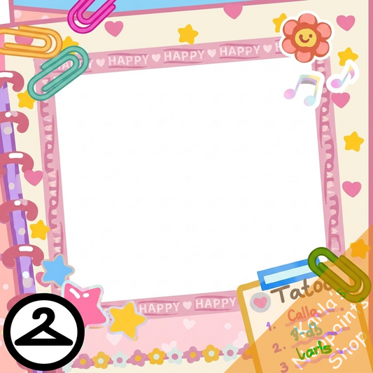 School Scrapbook Frame