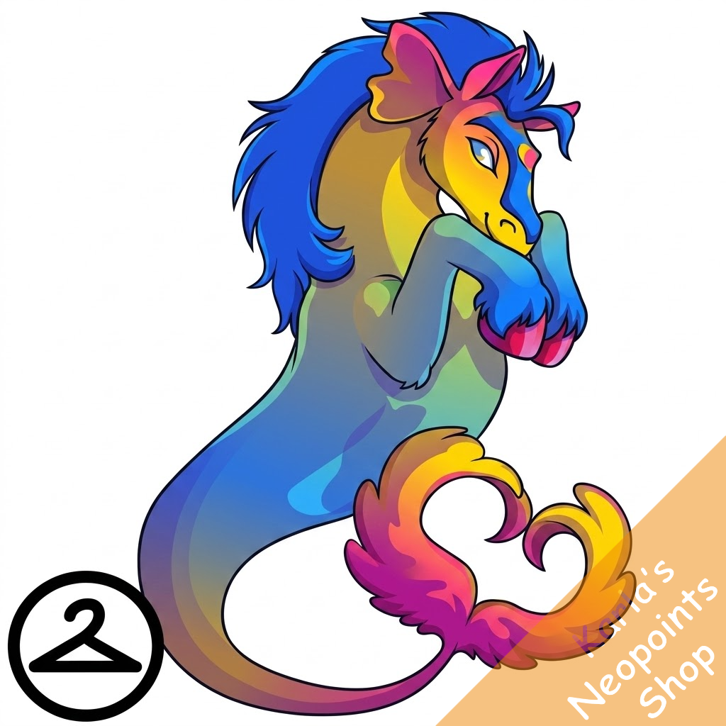 Prismatic Pansexual: Adoring Rainbow Peophin