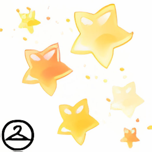 Dyeworks Yellow: Colourful Stars Trinket