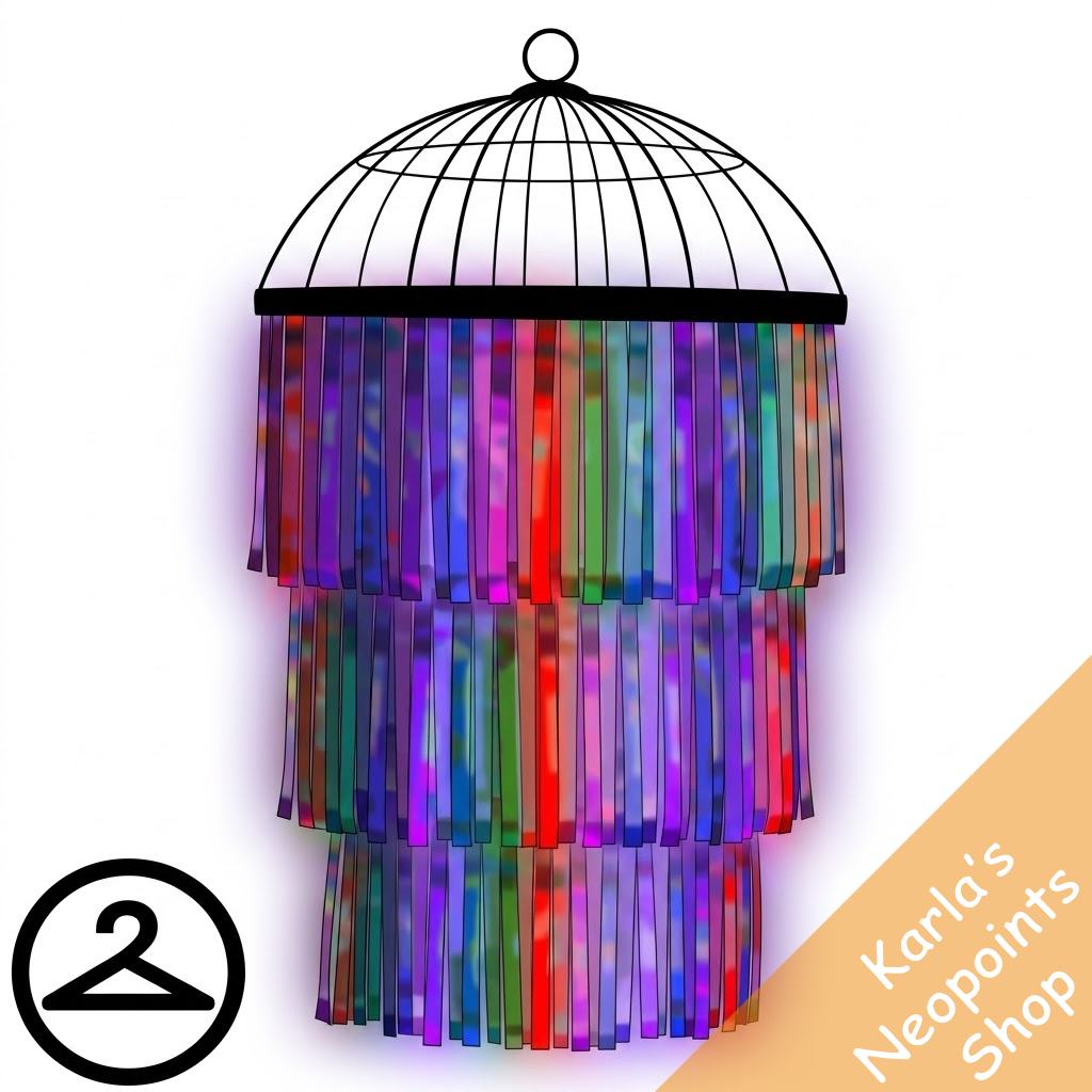 Glow Stick Chandelier