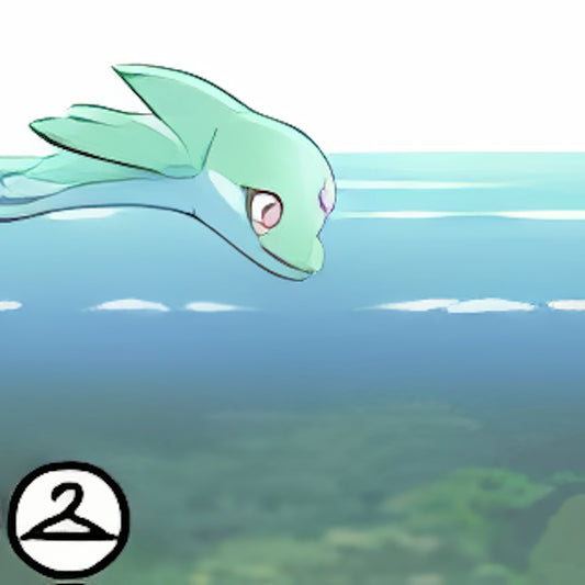 In the Water with Delfins Trinket