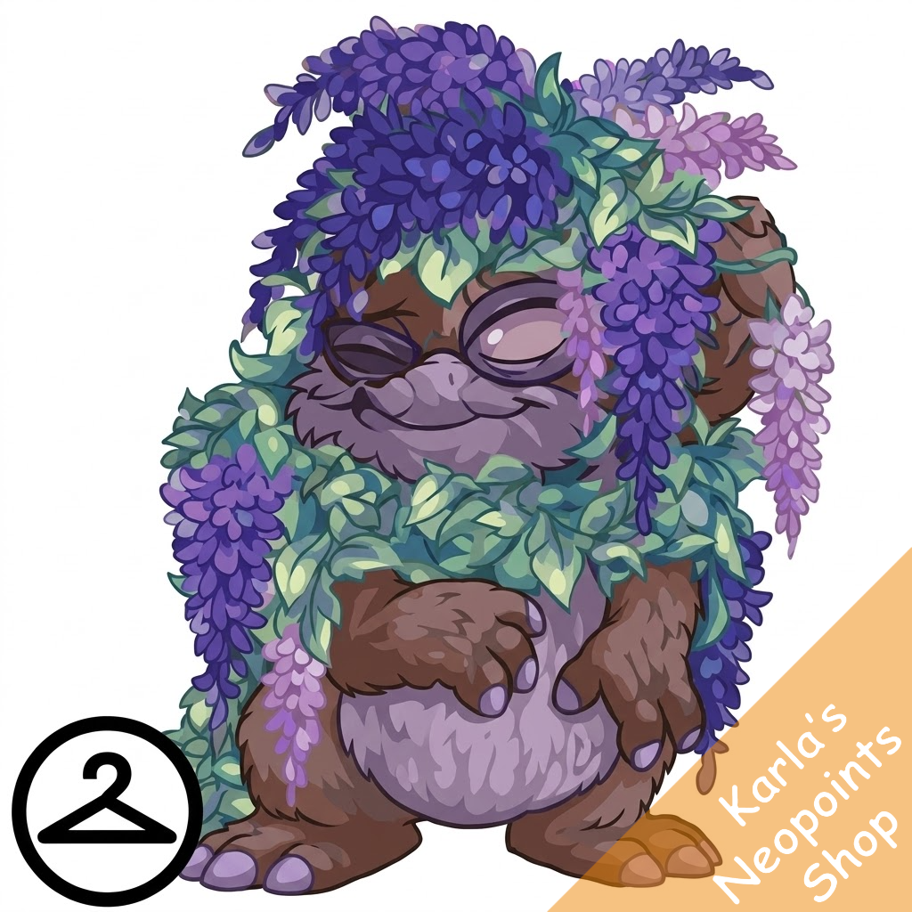 Prismatic Wisteria: Blooming Woodland Yurble
