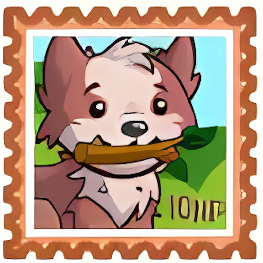 Doglefox Fetch Stamp