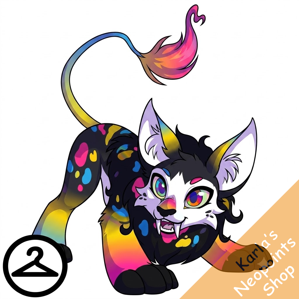 Prismatic Pansexual: Adoring Rainbow Varwolf