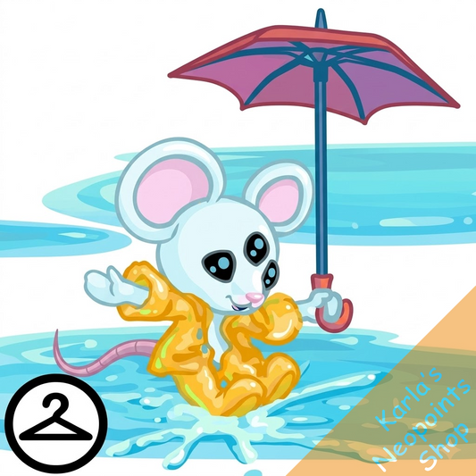 Splashing in Puddles with Psimouse Petpet Trinket