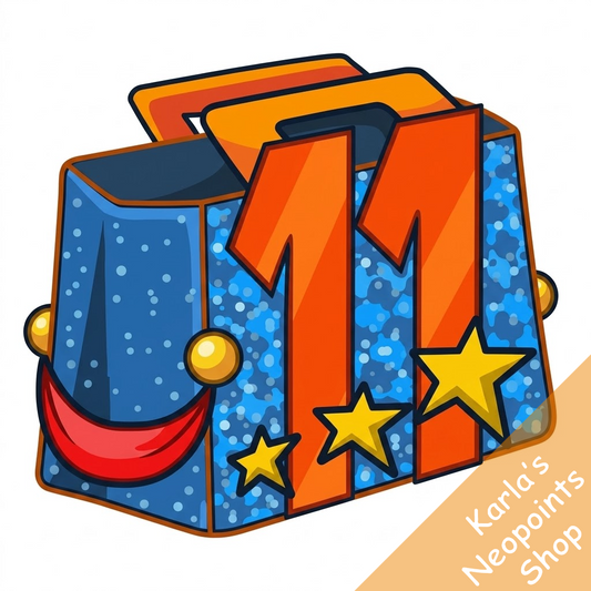 Neopets 11th Birthday Goodie Bag