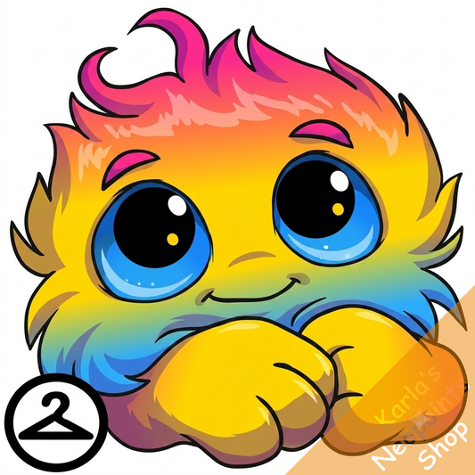 Prismatic Pansexual: Adoring Rainbow JubJub