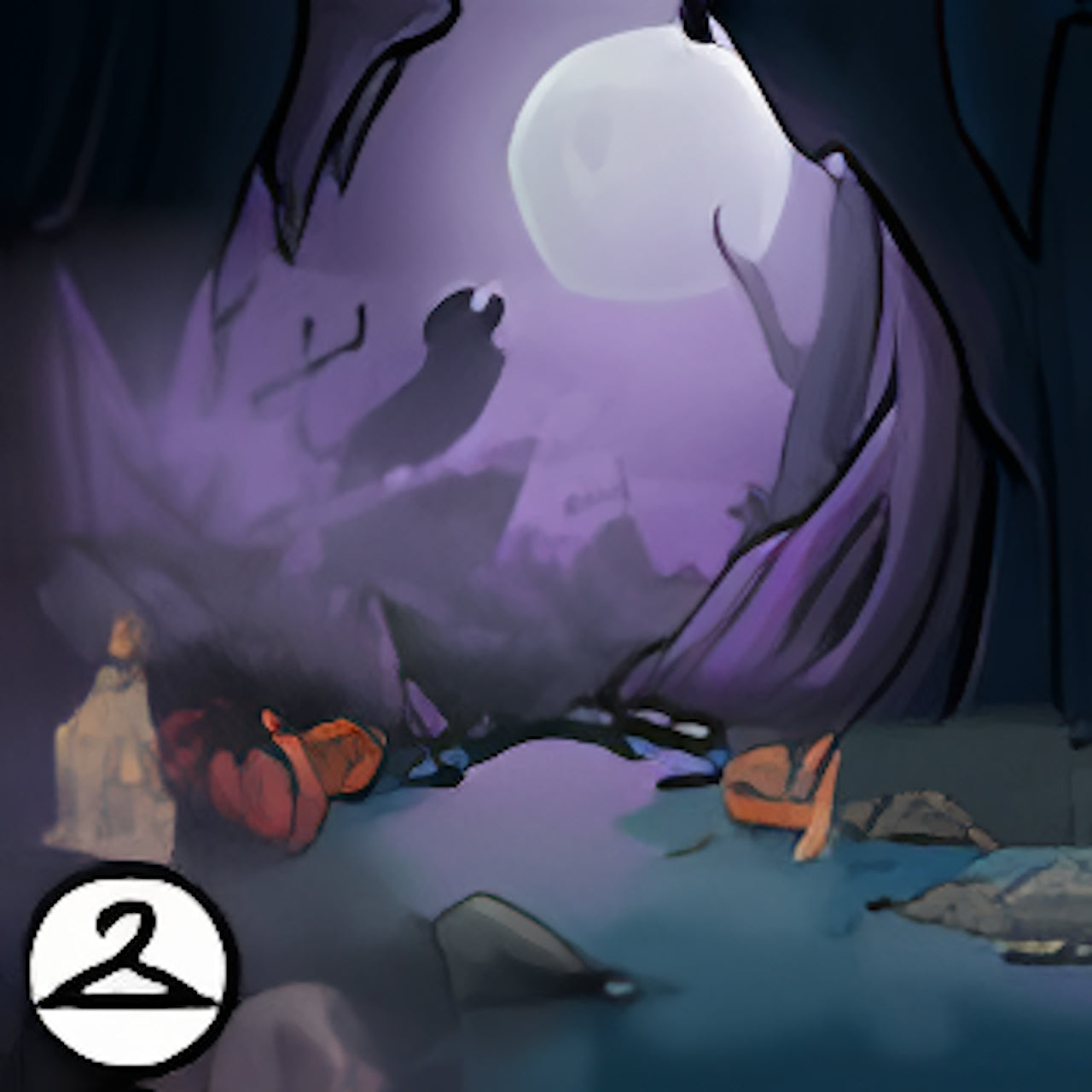 Howling Varwolf Background