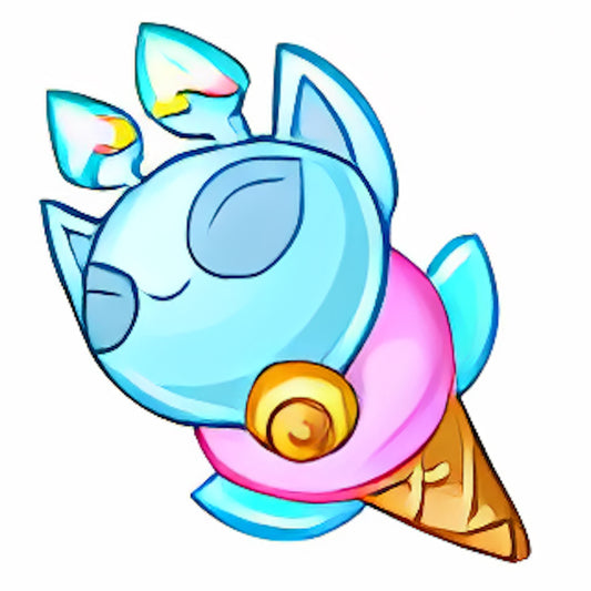 Baby Aisha Bubble Gum Ice Cream Cone