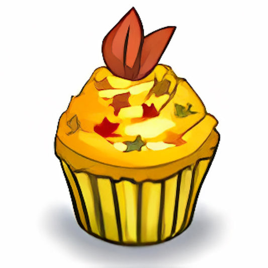 Fall Sprinkle Cupcake
