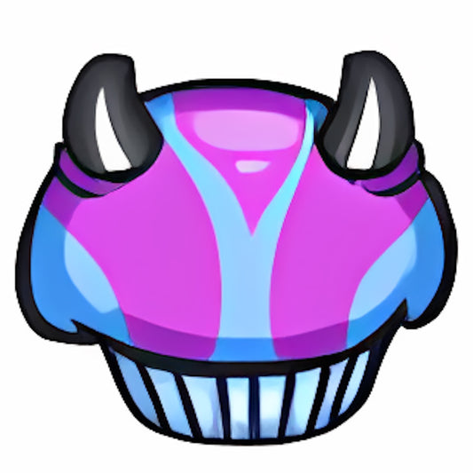 Striped Ixi Cupcake