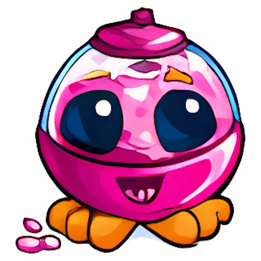 Pink JubJub Gumball Machine