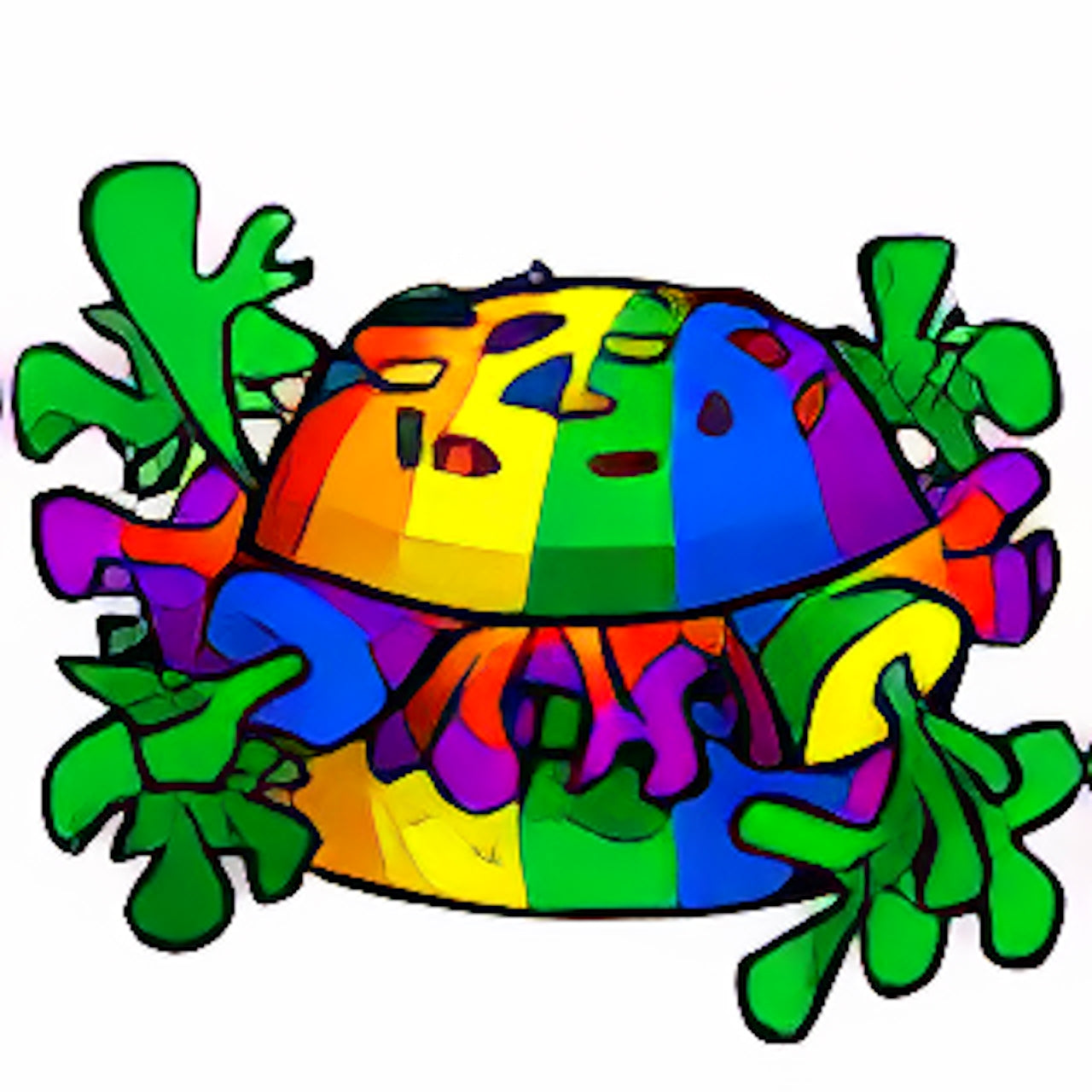 Rainbow Cybunny Carrot Burger