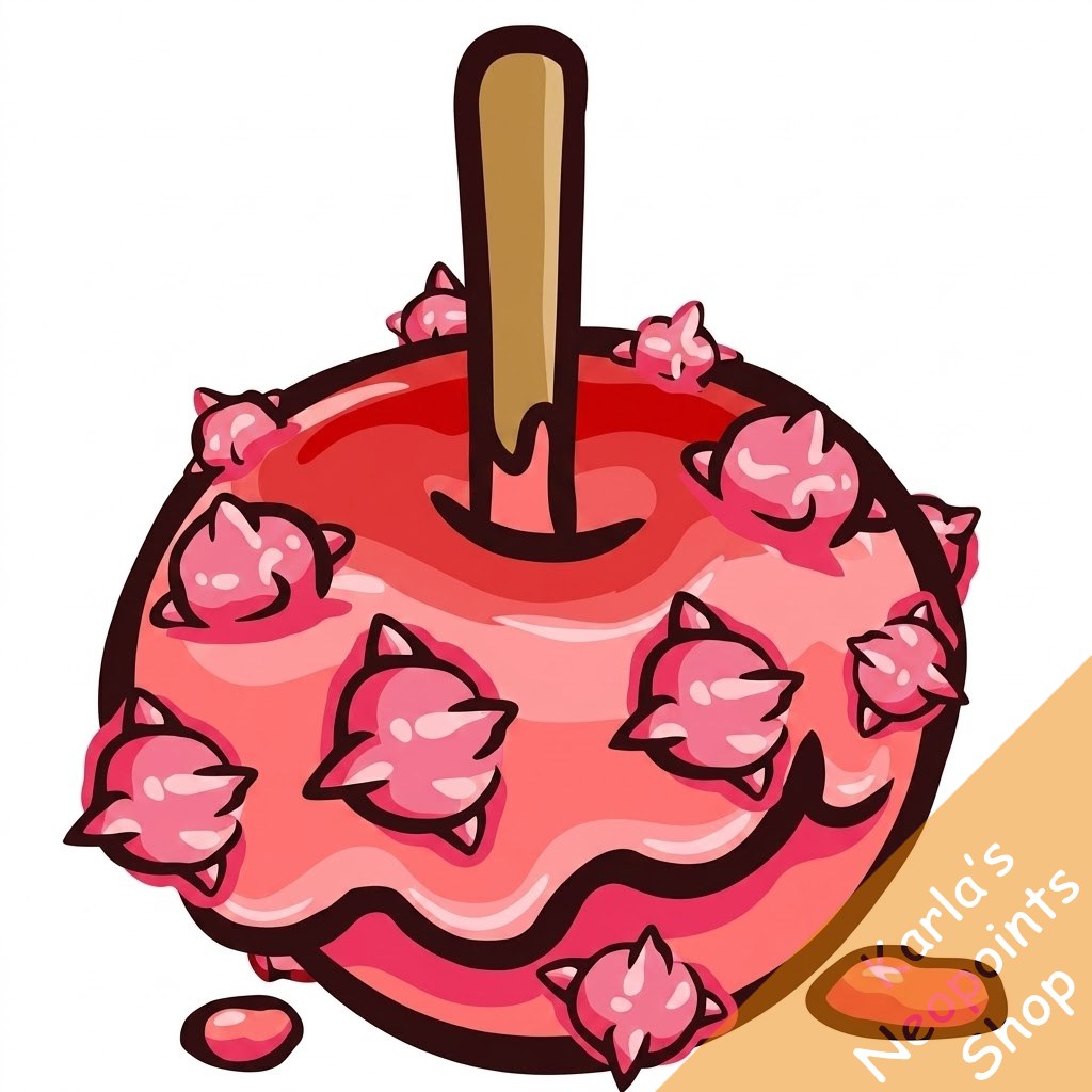 Raspberry Toffee Apple
