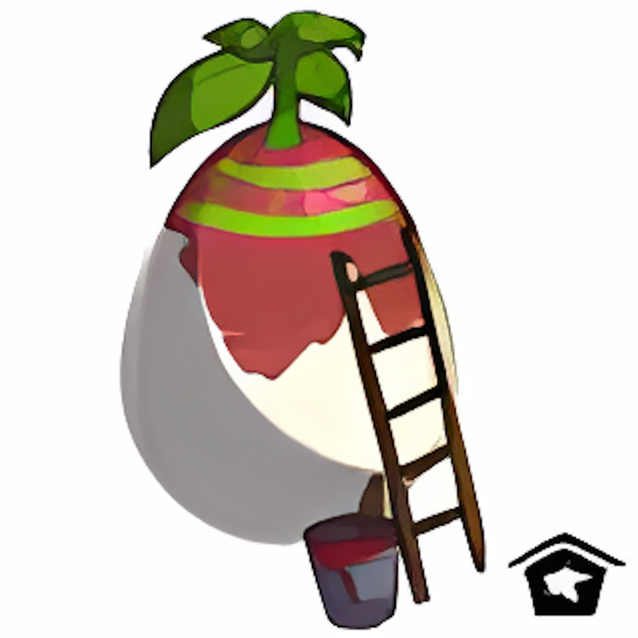 Giant Partially Painted Negg