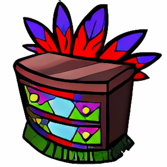 Lutari Feathered Dresser