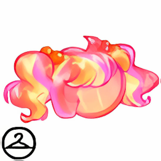 Dyeworks Sunset: Baby Rainbow Pigtails Wig