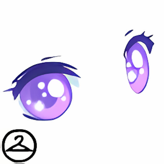 Essential Purple Glitter Contacts
