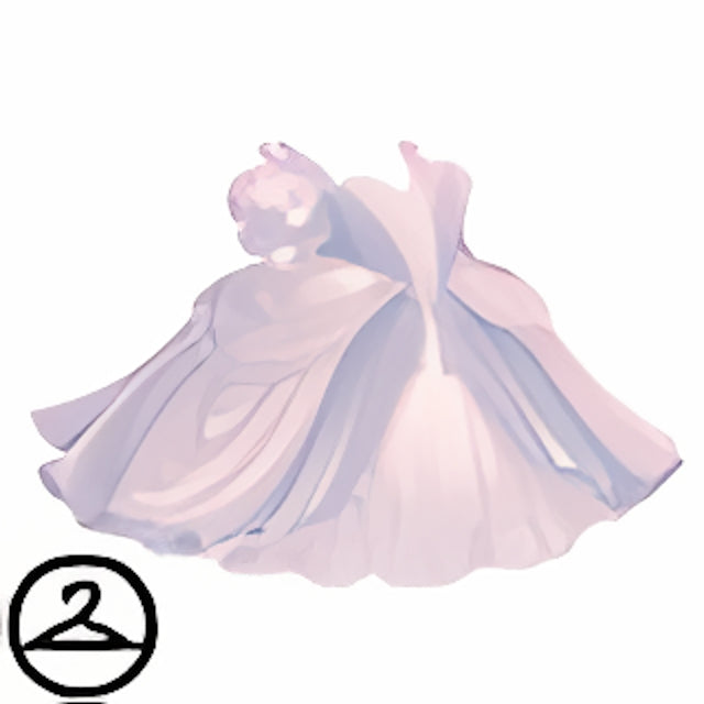 Dyeworks White: Void Ballgown