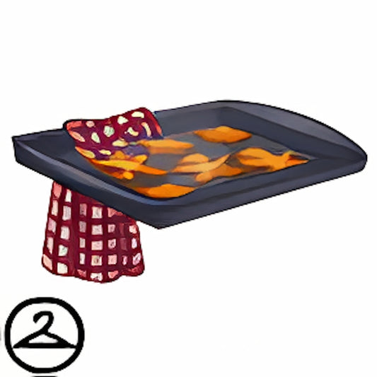 Baking Sheet of Cookies Handheld