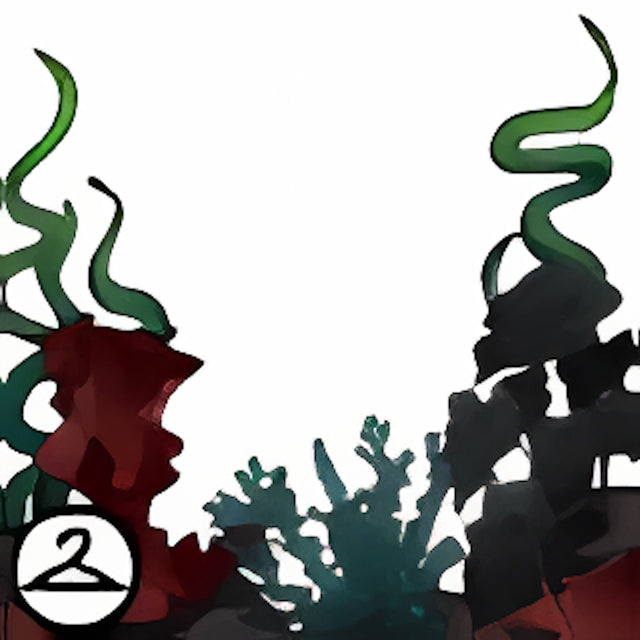 Dark Coral and Kelp Foreground