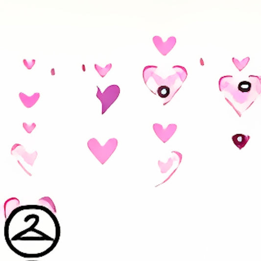Dyeworks Pink: Gothic Heart Valentine Garland