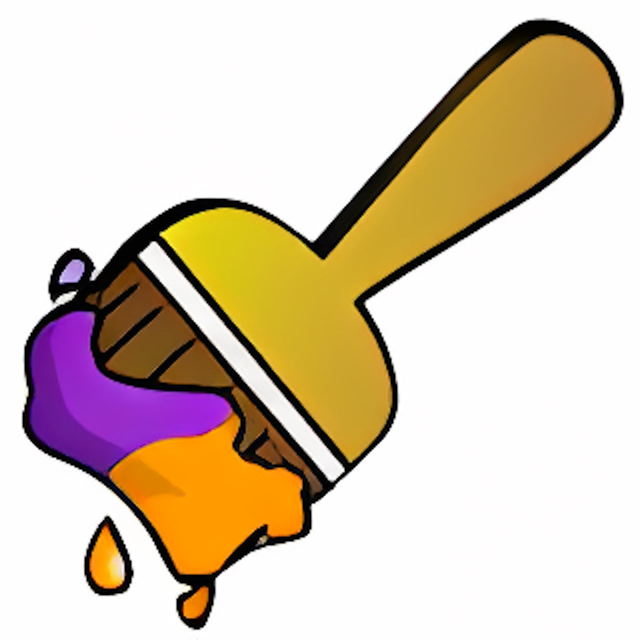 Split Paint Brush
