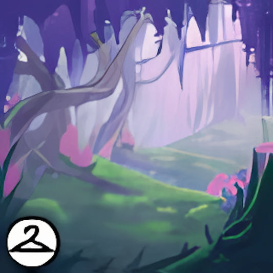 Magical Wisteria Tree Background