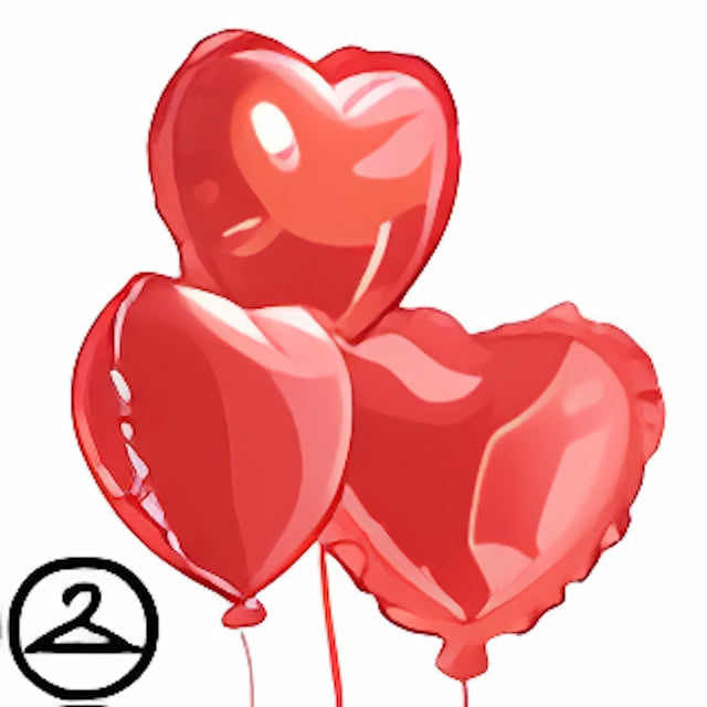 Dyeworks Red: Gothic Valentine Balloons