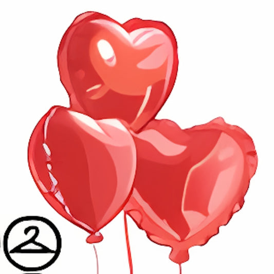 Dyeworks Red: Gothic Valentine Balloons