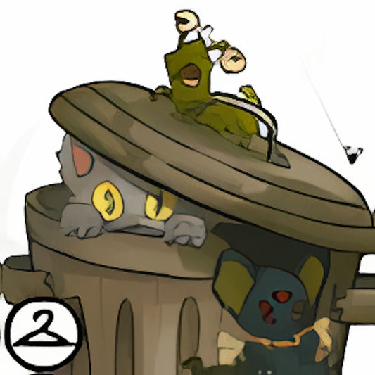 Mutant Petpets By The Trash Background Item
